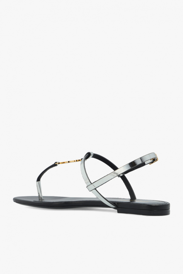 Silver 'Cassandra' sandals Saint Laurent - Saint Laurent LA